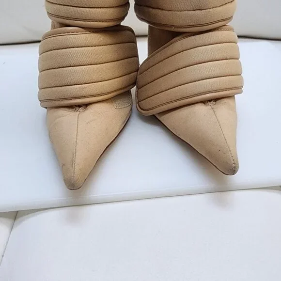 CALECHIE Women's Desert Moto Boots - Tan Faux Suede - Size 8 - Picture 9 of 12